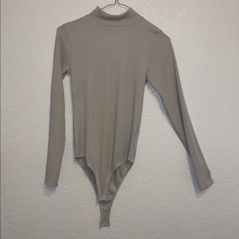 Tan tight bodysuit
